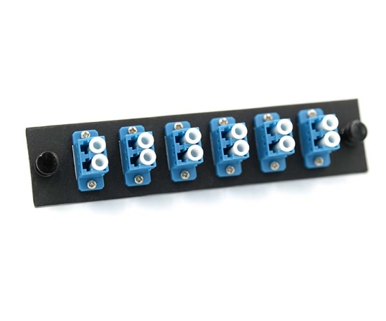 LGX Adapter Plate with 6 Duplex LC Blue Adapters