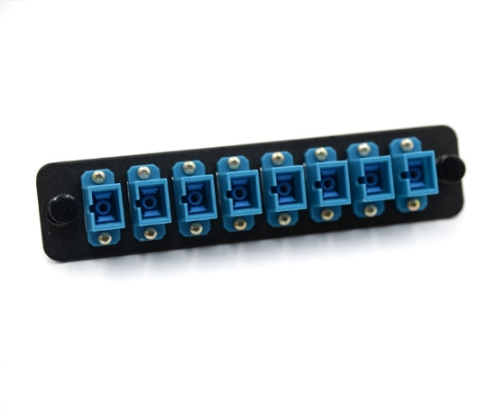 LGX Adapter Plate with 8 Simplex SC Blue Adapters