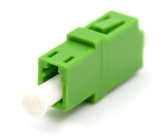Green LC Simplex Adapter without Flange