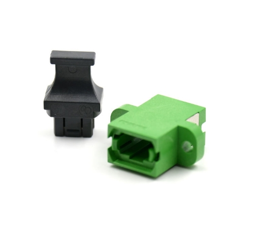 Green MPO Adapter SC Footprint, Full Flange