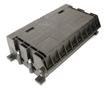 Show details for 48-Fiber Horizontal Outdoor Splice Closure – 8 Ports (14mm), 8 Drop Cable Ports (3mm) Horizontal Splice Enclosure