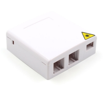Show details for 2 Fiber Wall Outlet Box with 4 Ports,1 SC Adapter, 1 RJ45 and 1 RJ11 2 Fiber Wall Outlet Box with 4 Ports,1 SC Adapter, 1 RJ45 and 1 RJ11