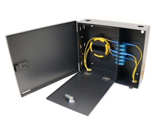 2 LGX, Wall Mount Patch Panel with Single Door