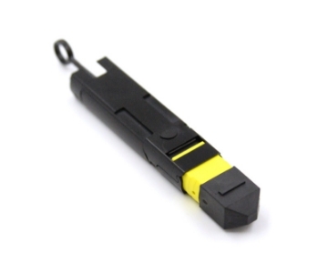 Show details for 24 Fiber MPO/APC Low Loss Loopback with Housing - 9/125µm Singlemode OS2 - 1-13 Pinout 24 Fiber MPO Low Loss Loopback OS2, 1-13 Pinout