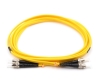 ST to ST, Duplex, Singlemode Armored Fiber Optic Cable