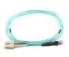 SC to MTRJ Duplex OM3 Multimode Fiber Optic Patch Cable