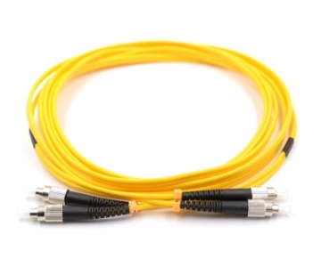 Show details for FC/UPC to FC/UPC Duplex Fiber Optic Patch Cable - 9/125µm Singlemode OS2 - 3mm Yellow PVC Rated Jacket FC to FC Duplex Singlemode Fiber Optic Patch Cable