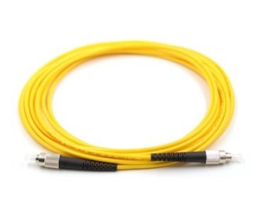Show details for FC/UPC to FC/UPC Simplex Fiber Optic Patch Cable - 9/125µm Singlemode OS2 - 3mm Yellow PVC Rated Jacket FC to FC, Simplex, Singlemode Fiber Optic Cable