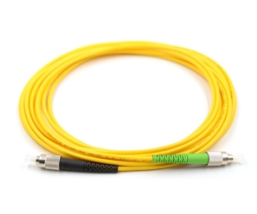 Show details for FC/UPC to FC/APC Simplex Fiber Optic Patch Cable - 9/125µm Singlemode OS2 - 3mm Yellow PVC Rated Jacket FC to FC/APC, Simplex, Singlemode Fiber Patch Cable