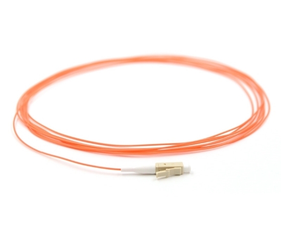 3m, 1 Fiber LC Pigtail, Multimode, OM1