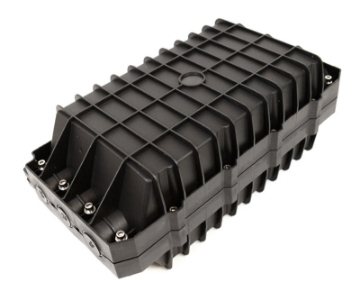 Show details for 48-Fiber Horizontal Outdoor Splice Closure – 6 Ports (2×22mm, 2×25mm, 2×30mm), SC Simplex / LC Duplex (x48) Adapter Slots 48 Fiber, Inline Splice Enclosure, 6 Port, 2 Tray