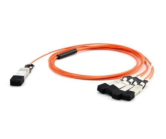 Picture of 40G QSFP+ to 4 SFP+ Breakout Active Optical Cable AOC