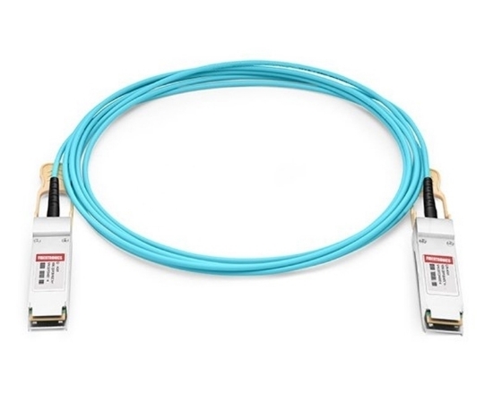 Picture of Dell CBL-QSFP-8LC-AOC10M Compatible 40G QSFP+ to 4 LC Duplex Breakout Active Optical Cable AOC