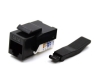 Cat6 Keystone Jack, Toolless Type, Black