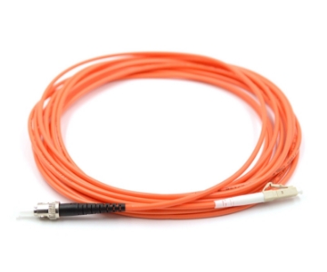 Show details for LC/UPC to ST/UPC Simplex Fiber Optic Patch Cable - 62.5/125µm Multimode OM1 - 3mm Orange PVC Rated Jacket LC to ST, Simplex, Multimode 62.5 Patch Cable