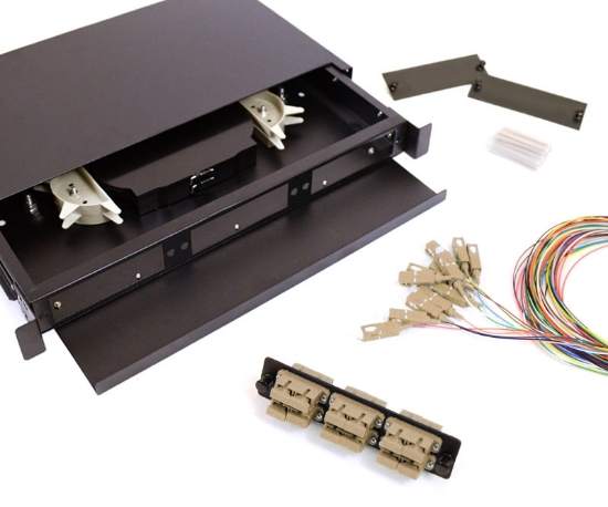 12 Fiber SC/UPC - 62.5/125µm Multimode OM1 - Patch Panel Kit