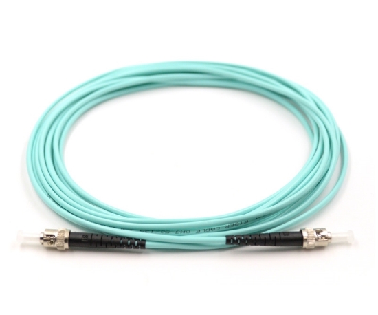 ST to ST, Simplex, Multimode 50/125 Fiber Optic Cable