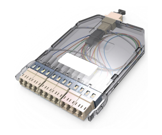 12 Fiber Ultra High Density MPO Cassette for HD Series Patch Panels - 62.5/125µm Multimode OM1