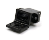Shuttered Black MPO Adapter Standard Footprint