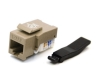 Cat6 Keystone Jack, Toolless Type, Beige