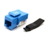 Cat6 Keystone Jack, Toolless Type, Blue
