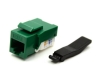 Cat6 Keystone Jack, Toolless Type, Green