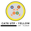 Picture of CAT6 24AWG Solid Bare Copper Cable - 500MHz - Plenum Rated - 1000 Foot Box