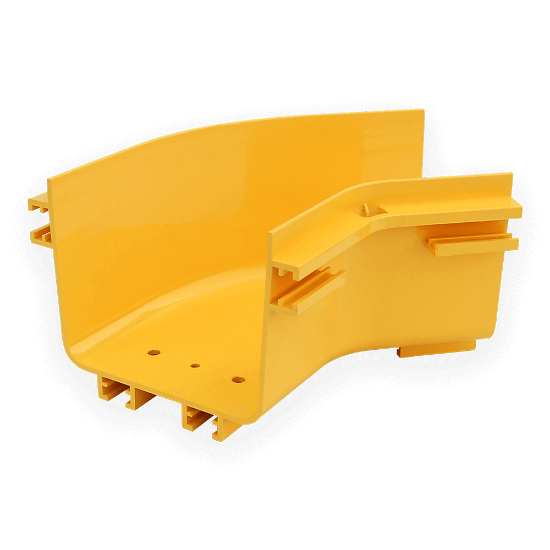 FiberTrack™ 45° Horizontal Elbow 120mm Cable Runner