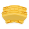 Bottom of FiberTrack™ 45° Inner Elbow 120mm Cable Runner