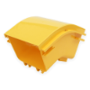 FiberTrack™ 45° Outer Elbow Cover on top of cable runner