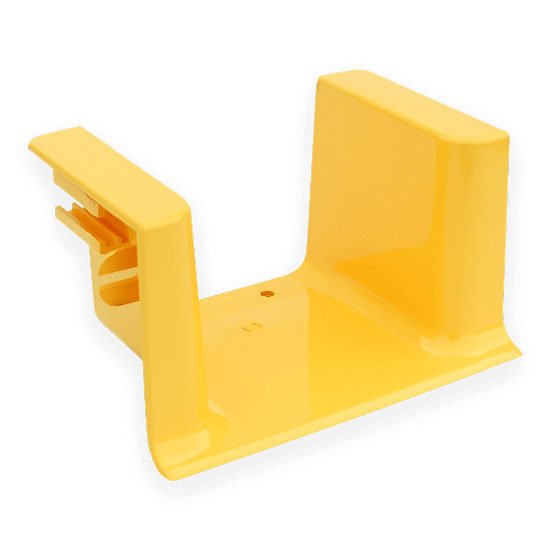 FiberTrack™ Multi-functional Tee 120mm Cable Runner Yellow ABS