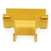 FiberTrack™ Vertical T 120mm Cable Runner Yellow ABS