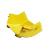 FiberTrack™ 45° Inner Elbow 240mm Cable Runner Yellow ABS