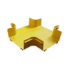 FiberTrack™ 4-Way 240mm Cable Runner Yellow ABS