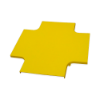 FiberTrack™ 4-Way Cover 240mm Cable Runner Yellow ABS