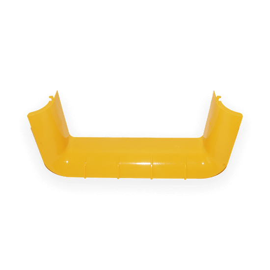 FiberTrack™ Trumpet Component 240mm Cable Runner Yellow ABS
