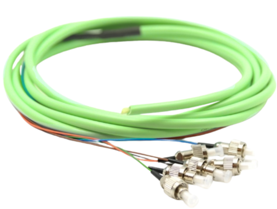 6 Fiber FC Fiber Optic Pigtail, Multimode OM5