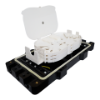 Picture of 72 Fiber Optic Outdoor Horizontal Splice Closure – 3 Splice Trays Included - 6 Ports at 16mm (x2) and 8mm (x4)