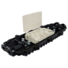 Picture of 72 Fiber Optic Outdoor Horizontal Splice Closure – 3 Splice Trays Included – 4 Ports at 20mm