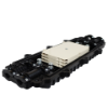 Picture of 72 Fiber Optic Outdoor Horizontal Splice Closure – 3 Splice Trays Included – 4 Ports at 20mm