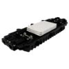 Picture of 24 Fiber Optic Outdoor Horizontal Splice Closure – Splice Trays Included – 4 Ports at 20mm