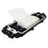 Picture of 72 Fiber Optic Outdoor Horizontal Splice Closure – 3 Splice Trays Included – 4 Ports at 20mm