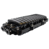 Picture of 24 Fiber Optic Outdoor Horizontal Splice Closure – 1 Splice Tray Included – 4 Ports at 20mm