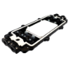 Picture of 24 Fiber Optic Outdoor Horizontal Splice Closure – 1 Splice Tray Included – 4 Ports at 20mm