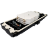 Picture of 72 Fiber Optic Outdoor Horizontal Splice Closure – Splice Trays Included – 6 Ports at 12mm (x2) 20mm (x2) and 25mm (x2)