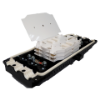 Picture of 72 Fiber Optic Outdoor Horizontal Splice Closure – Splice Trays Included – 6 Ports at 12mm (x2) 20mm (x2) and 25mm (x2)