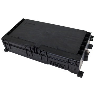 Show details for 48-Fiber Horizontal Outdoor Splice Closure – 8 Ports (14mm), 16 Drop Cable Ports (3mm), SC Simplex / LC Duplex (x16) Adapter Slots Picture of 48-Fiber Horizontal Outdoor Splice Closure – 8 Ports (14mm), 16 Drop Cable Ports (3mm), SC Simplex / LC Duplex (x16) Adapter Slots