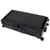Picture of 48 Fiber Optic Outdoor Splice Enclosure - 1 Splice Tray Included - 8 Ports at 14mm - 16 Ports for 3mm or 3x2 Drop Cable – Accepts SC Simplex (x16) or LC Duplex (x32) Adapters