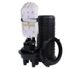 Picture of 96 Fiber Outdoor Vertical Splice Enclosure - 4 Splice Trays Included - 5 Ports at 25mm (x1) and at 19mm (x4)