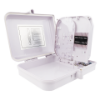Picture of 24-Fiber Termination Box – 2 Input Glands (12mm), 16 Output Ports (3mm)